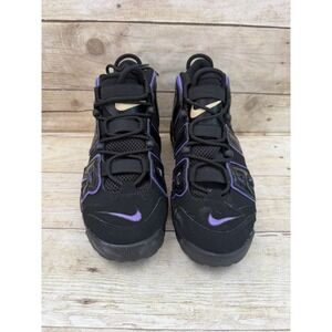 Nike Air More Uptempo 96 Black Action Grape Mens Sz 7 Youth